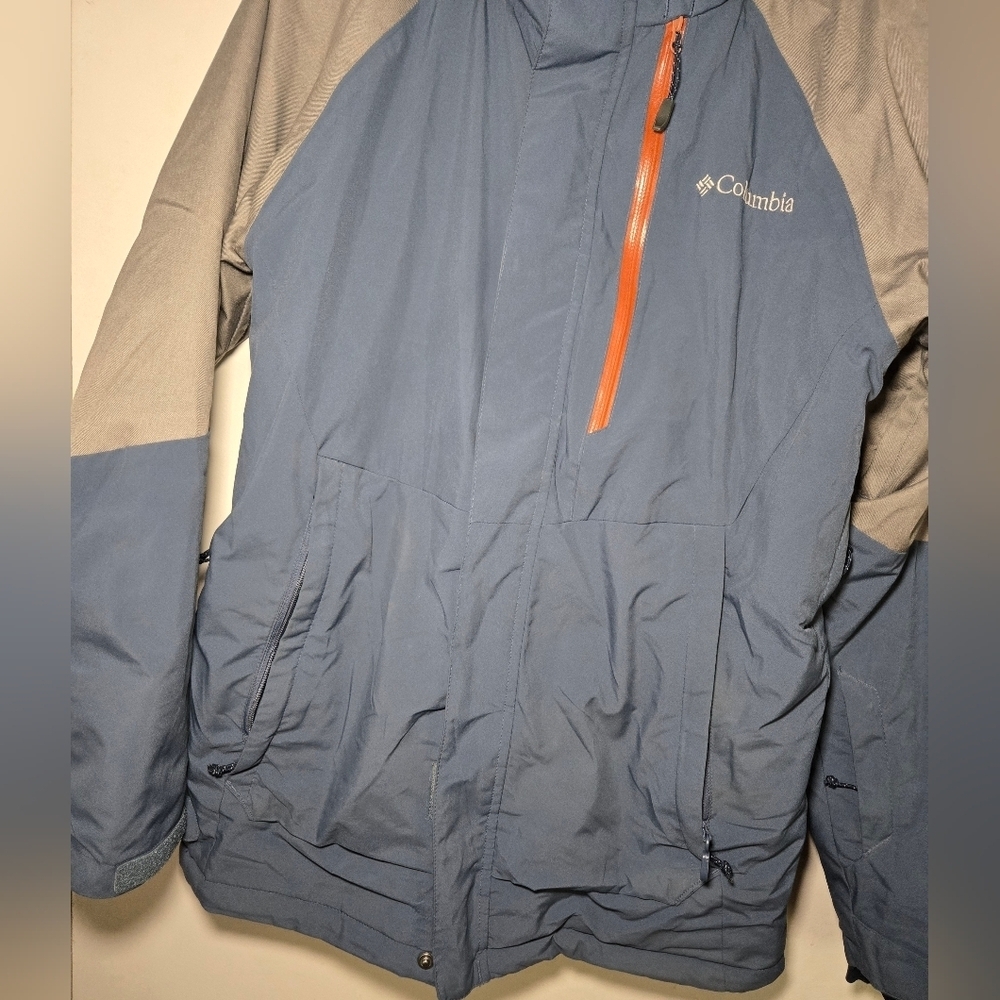 Columbia Omni-Heat Insulated Waterproof Men's size Small Jacket Blue - Picture 4 of 11